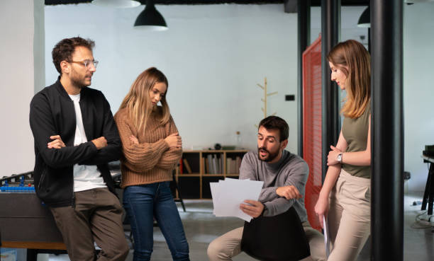 Creative People working in office